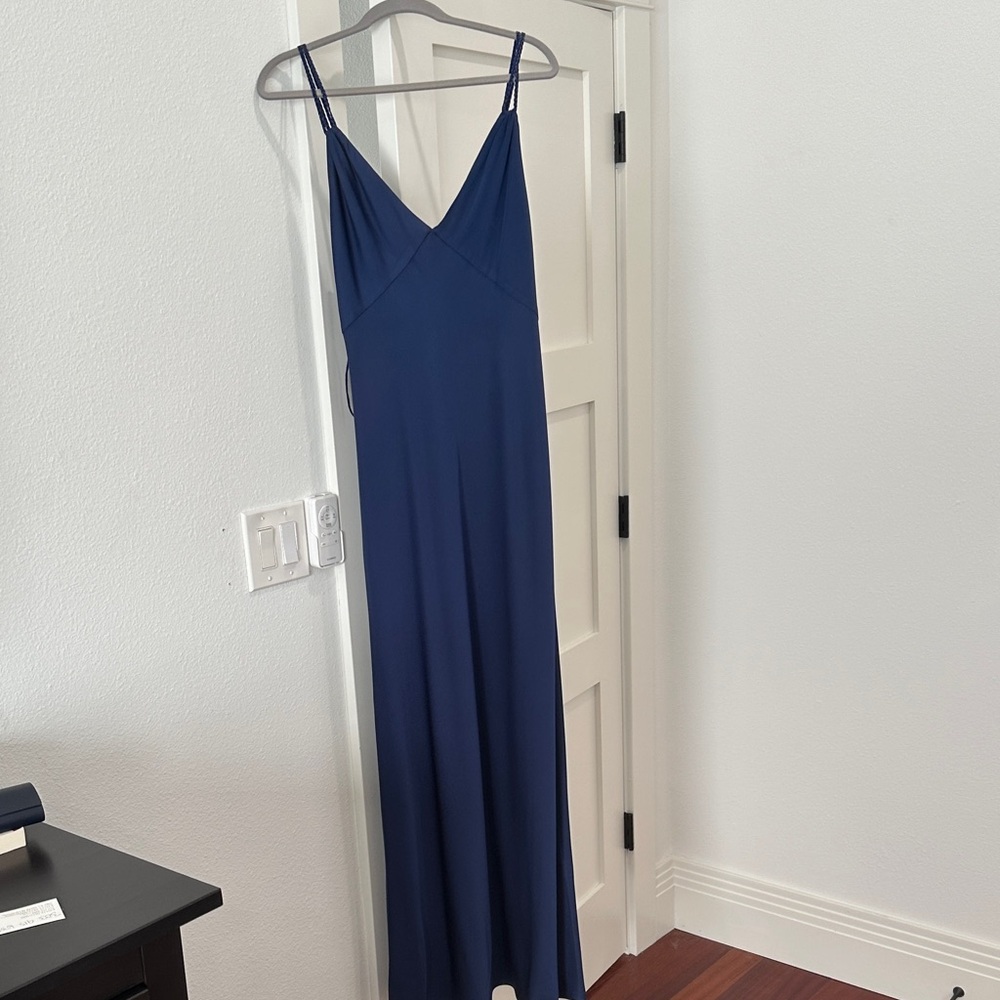Alice + Olivia KIRO Deep Blue Maxi Dress